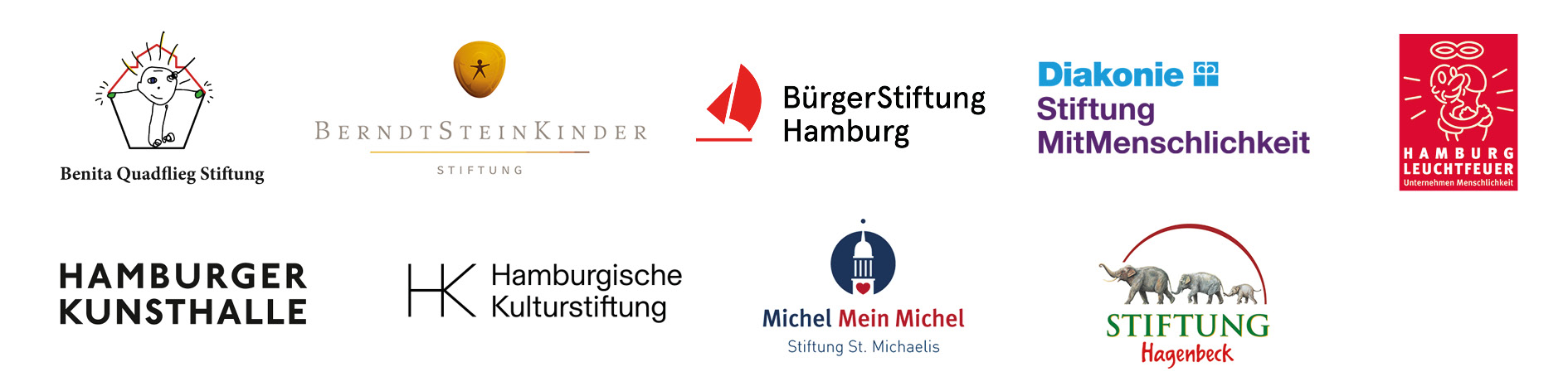 Logos der Stiftungen